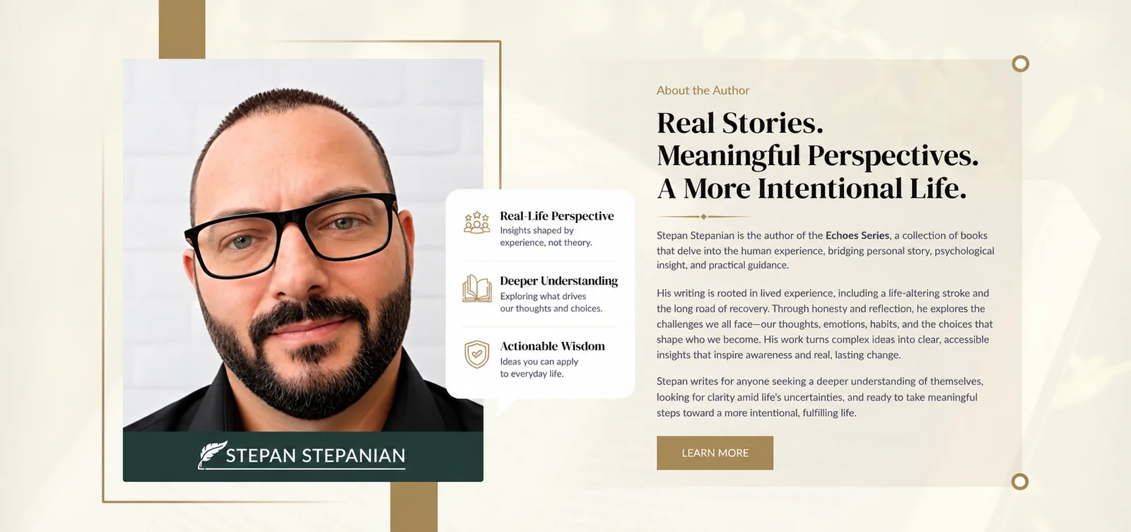 Stepan Stepanian — author of the Echoes series